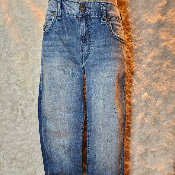 True Religion Men's Blue Geno Relaxed Slim Denim Jeans Size: 40 - Picture 1 of 10